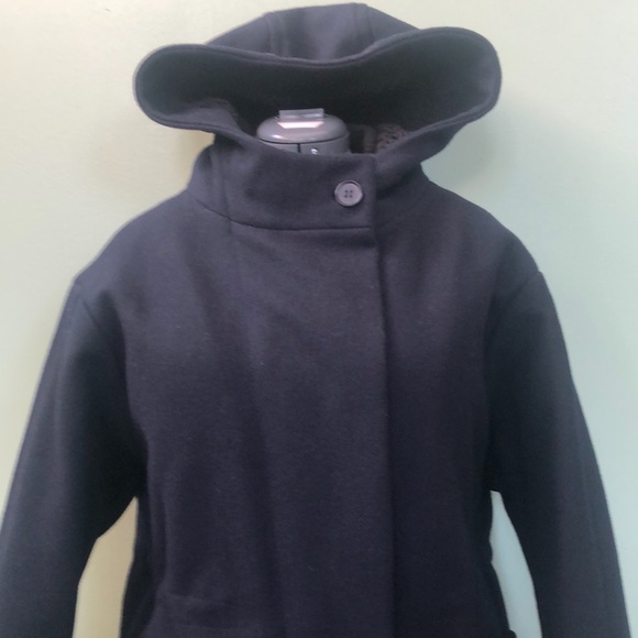 BCBGMAXARIA Large Navy Coat